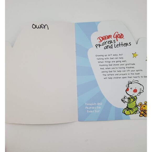 Dear God Prayers and Letters Thats it for Tonight Childrens Book Created by Amie - Picture 3 of 5